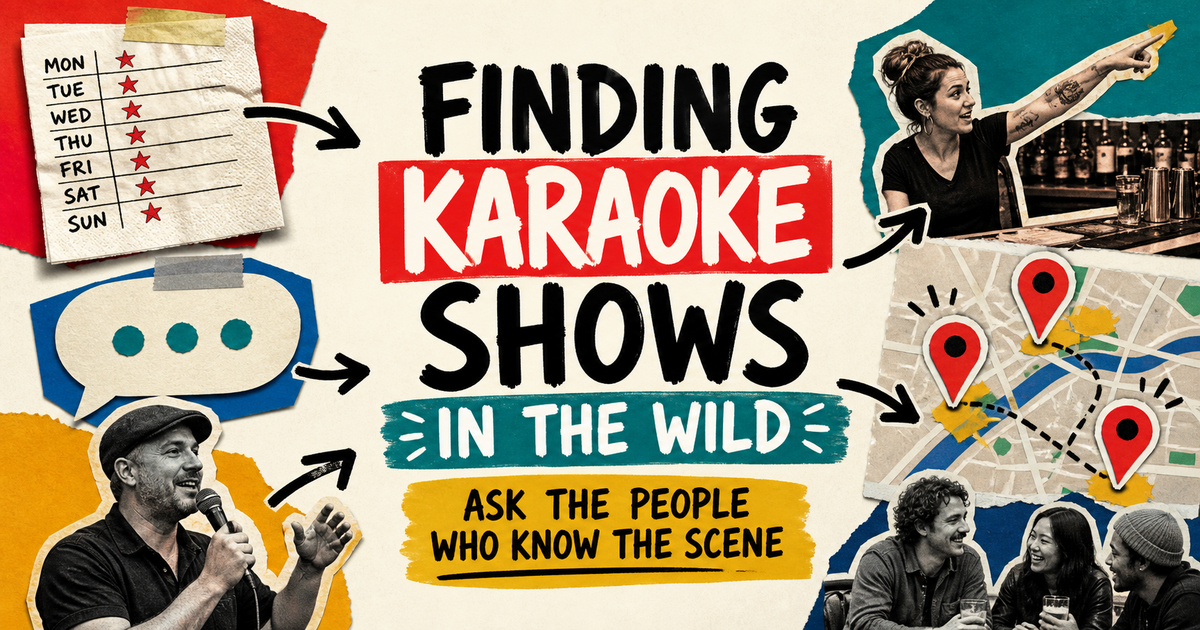 Finding Karaoke Shows in the Wild