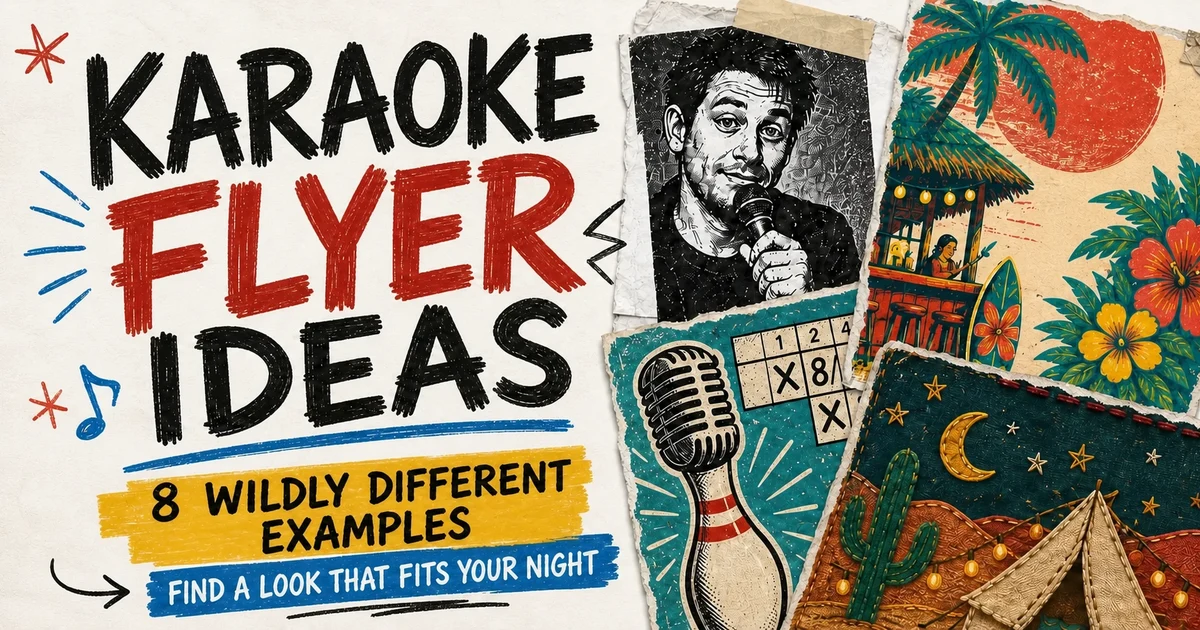 Karaoke Flyer Design Ideas That Stand Out