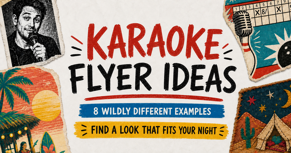 Karaoke Flyer Design Ideas That Stand Out