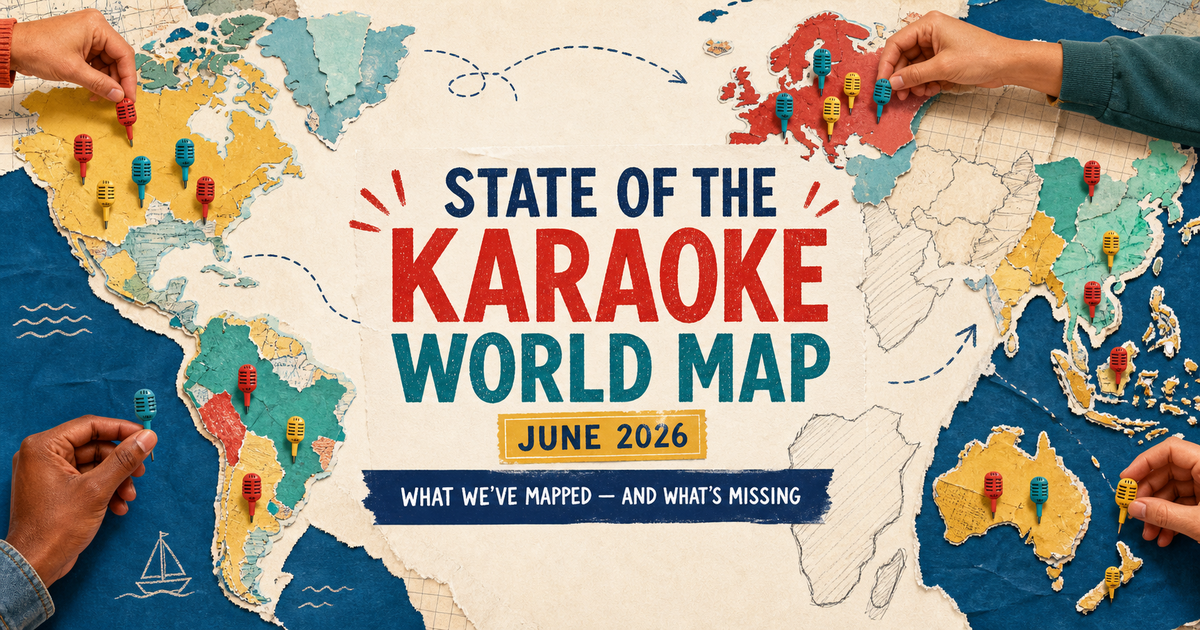 The State of the Karaoke World Map (June 2026)